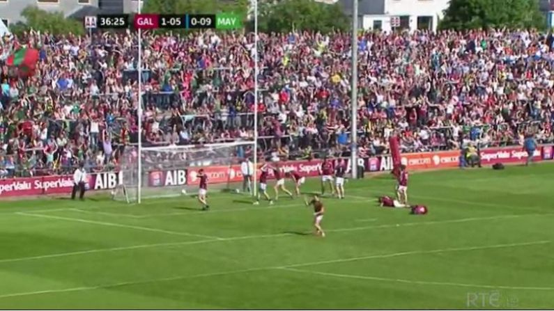 GIF: Rampaging Aidan O'Shea Run Finishes With Comedy Own Goal From Galway