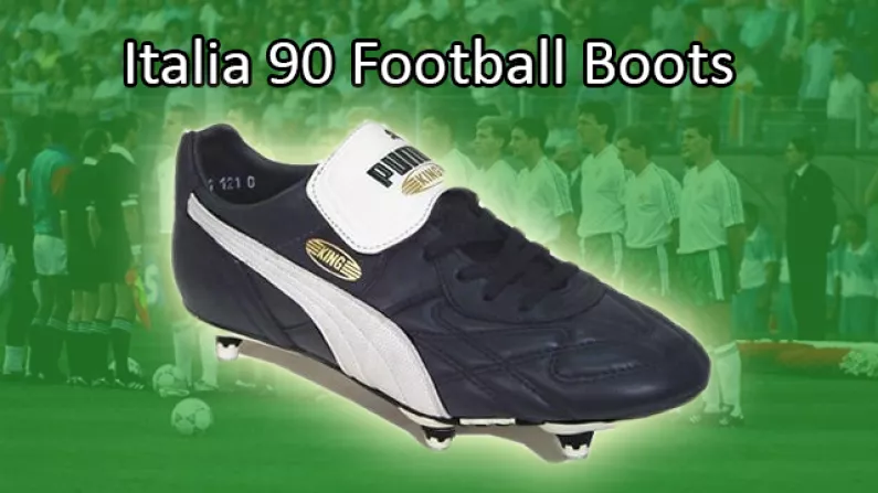 A Retrospective Look At The Football Boot Options Available To Players At Italia 90