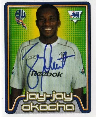 Jay-Jay Okocha Nigeria Autographed 2002 Home Jersey - ICONS