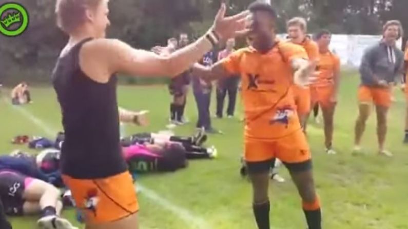 Dutch Rugby 7's Team Display The Most Impressively Elaborate Handshakes You'll Ever See