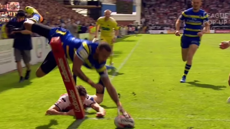 VIDEO: Absurdly Acrobatic Try From Warrington's Kevin Perry Is Stunning