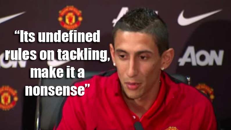 Angel Di Maria Sparks Anti GAA Rant From English Soccer Fan