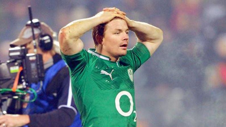 Brian O'Driscoll Will Lose One Of The Most Impressive World Rugby Records This Weekend
