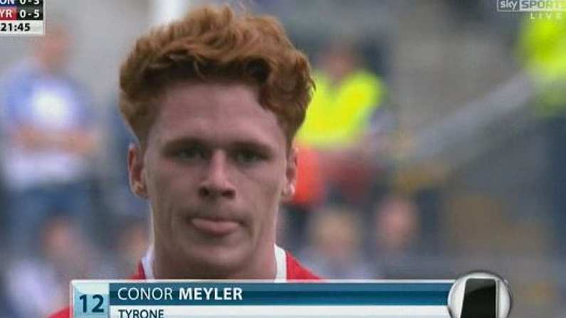 GIF: Tyrone's Conor Meyler Gets Black Card In Highly Debatable Decision