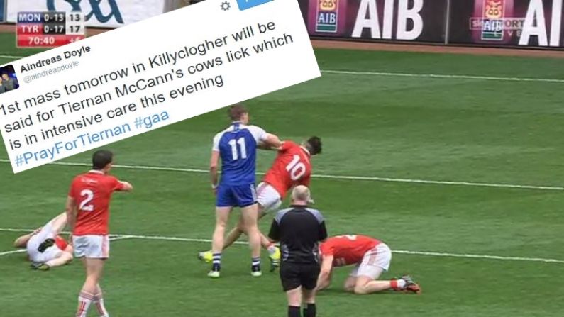 The Embarrassed GAA World Twitter Reaction To Tiernan McCann's Shameful Dive At Croke Park