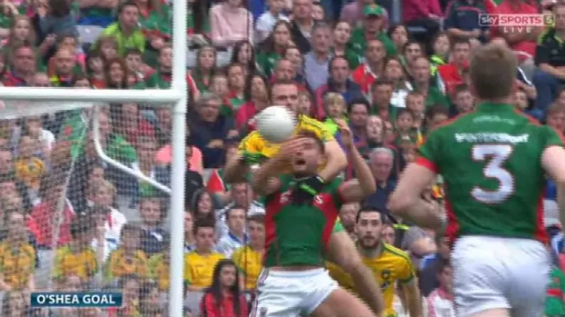 GIF: Aidan O'Shea Beasted His Way Through The Donegal Defence For Mayo's First Goal
