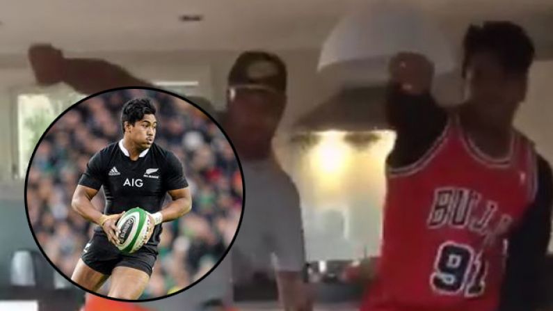 All Black Winger Julian Savea Shows Off His Impressive Dance Moves As He Hits That Nae Nae