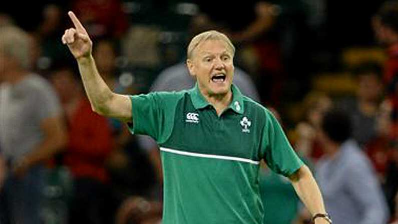 Joe Schmidt Sends Another Player Back To Their Province