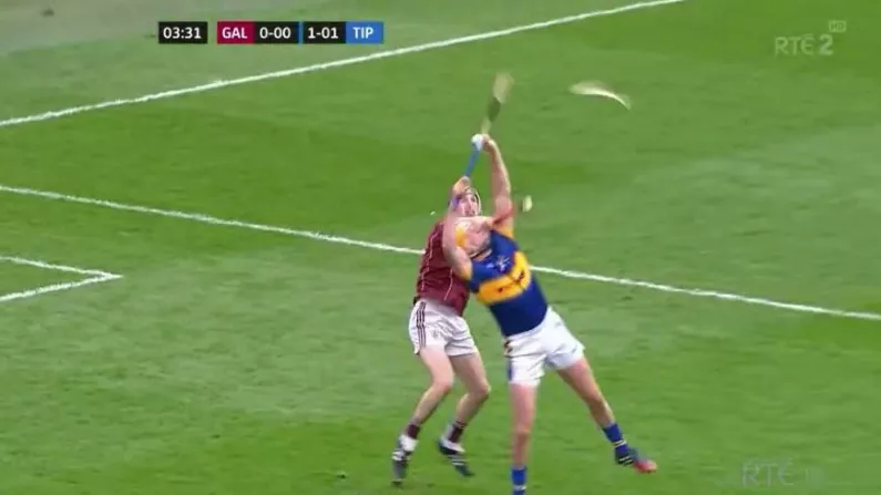 GIF: Even Padraig Mannion Breaking His Hurley Could Not Stop Seamus Callanan