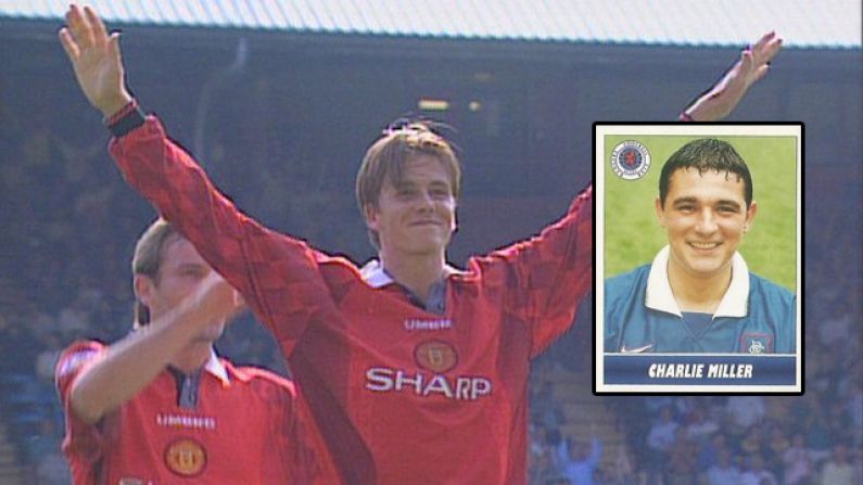 Why David Beckham Scored His Most Iconic Goal In A Rangers Player's Borrowed Boots
