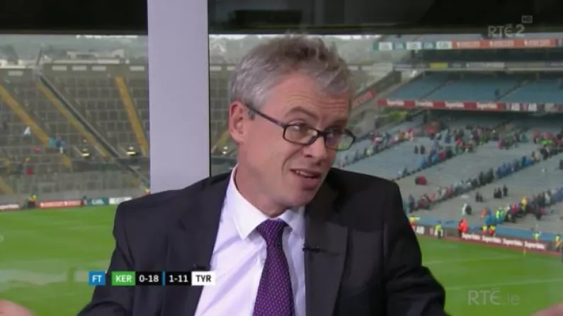 Joe Brolly Describes The Referee's Performance With One Of His Finest One-Liners