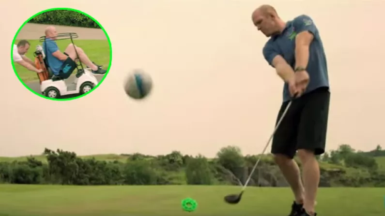 Video: Paul O'Connell Is The Star Of The Amazing New Sport Of Rugby Golf
