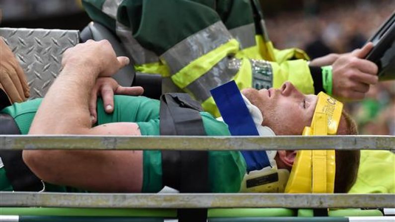 Joe Schmidt Gives An Update After Keith Earls Stretchered Off