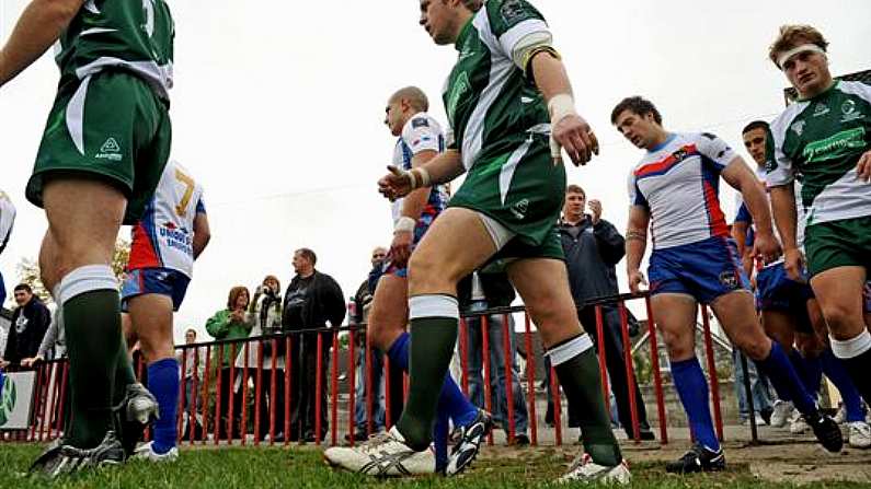 Mad, Barbaric Scenes At A Rugby League Game As Ireland Winger Is Attacked By Serbian Coach