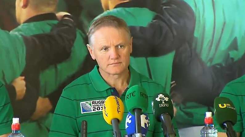 The 8 Main Talking Points From Joe Schmidt's Press Conference