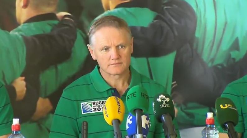 The 8 Main Talking Points From Joe Schmidt's Press Conference