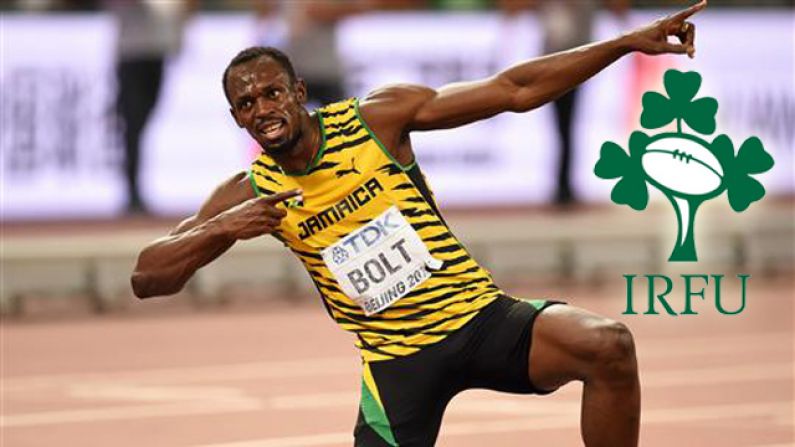 PIC: Usain Bolt Visited The Ireland Team, And They Got Very Very Excited