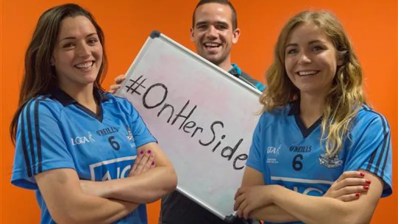 Male And Female GAA Players Team Up For #OnHerSide Initiative