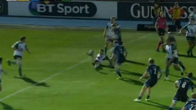 GIFs: Connacht Were The Victims Of The Most Unfortunate Comical Try Of All Time