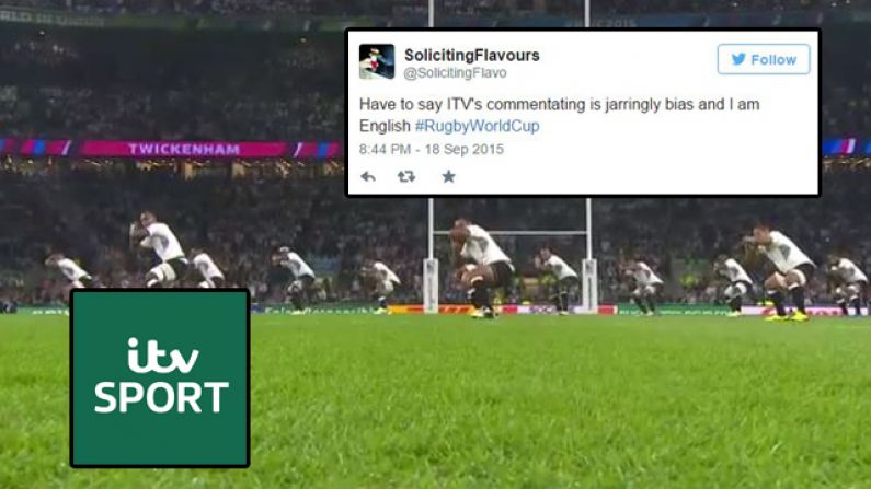 Rugby Fans Were Up In Arms Over ITV's "Useless" Rugby World Cup Coverage
