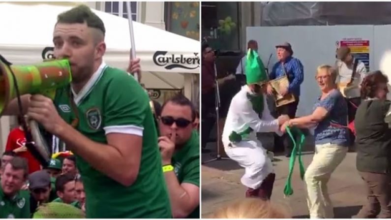The Difference Between Irish Football And Rugby Fans In Two Pre-Match Videos