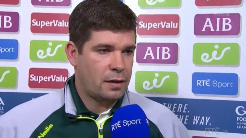 Watch: Eamonn Fitzmaurice Has No Time For Bullshit In Brutally Honest Interview