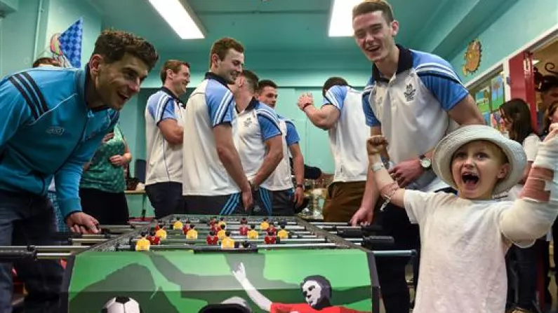 Pictures To Melt Your Heart - Dublin Footballers Visit Temple Street And Crumlin Children's Hospitals