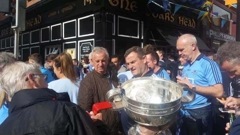 AUDIO: The Dublin Players' DJ In Chief At The Boar's Head Is An Unsurprising Figure
