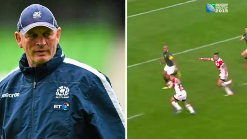 Scotland Coach Might Be Regretting His Comments About Japan Right Now