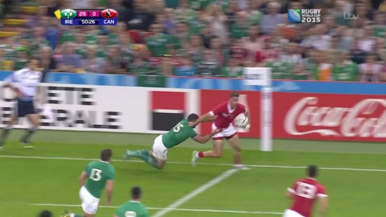 GIF: Rob Kearney's 8 Seconds Of Heroics Against Canada Showed Why Irish Fans Love Him