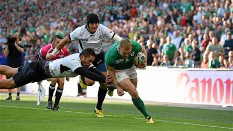 Keith Earls Broke A World Cup Record With His First Half Try