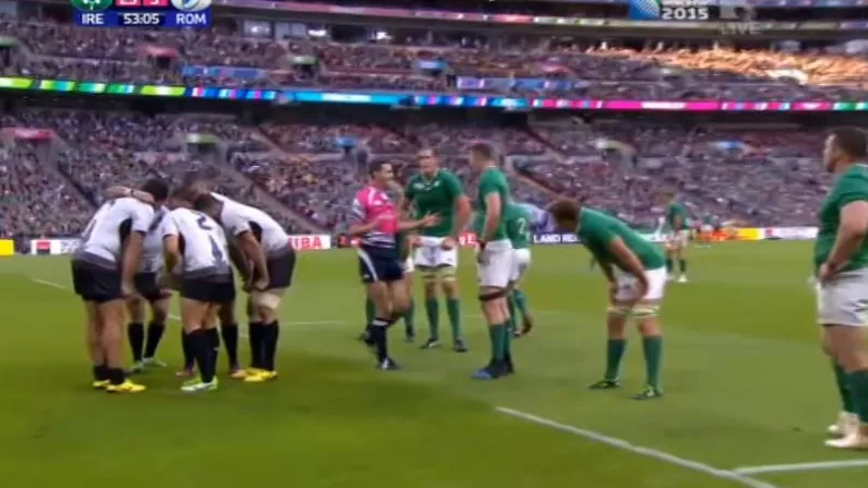 Even Craig Joubert Was Forced To Point Out The Irish Fan Noise Today