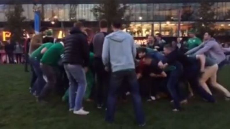 Watch: No One Does Drunken Rugby Like The Irish Fans