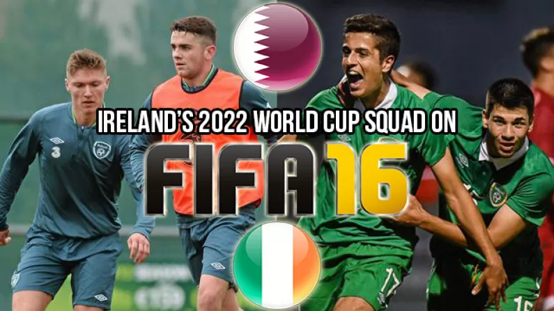 Ireland's 2022 World Cup Squad According To FIFA 16