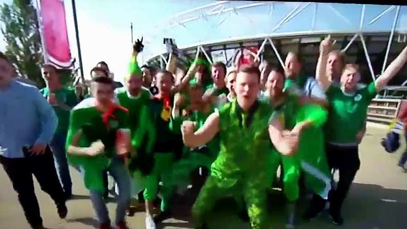 The Greatest Irish Fan Costume Ever Was Just Featured On TV3