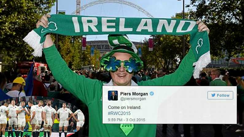 It Seems English Fans Are Jumping On The Ireland Bandwagon Now