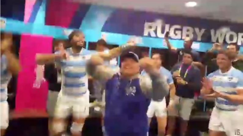 Watch: Diego Maradona Proves To The Argentina Rugby Team He's Still Got Moves