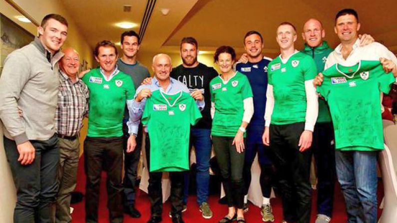 Some Inspirational Irish Legends Made A Guest Appearance At The Irish Rugby Camp