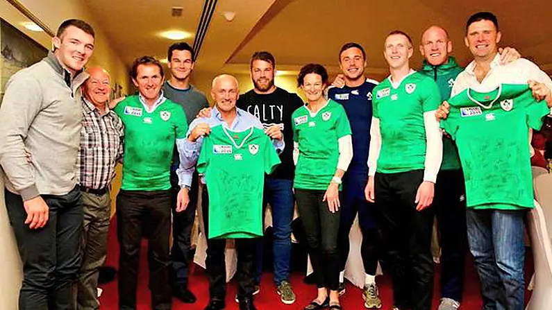 Some Inspirational Irish Legends Made A Guest Appearance At The Irish Rugby Camp