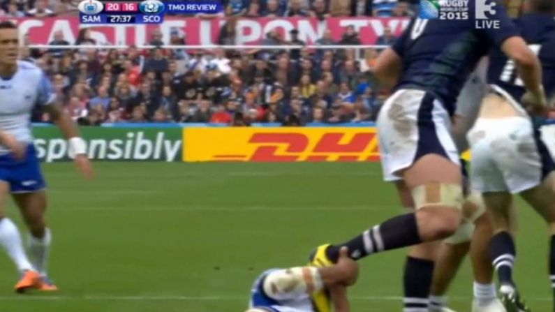 Can Scotland Count Themselves Lucky That This Was Only A Yellow Card?