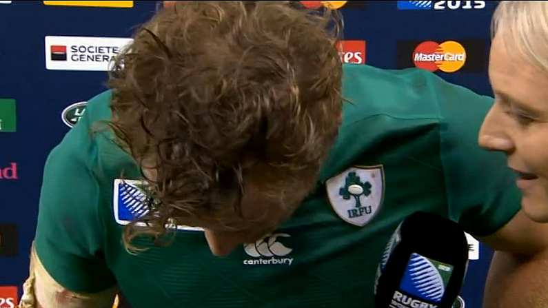 Watch: 'I Can't Even Hear Myself Talk' Irish Fans Drown Out Heaslip Again