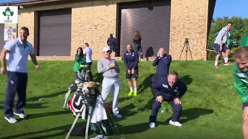 Watch: Fantastic Scenes As Luke Fitz Embarrasses Himself In Front Of Rory McIlroy