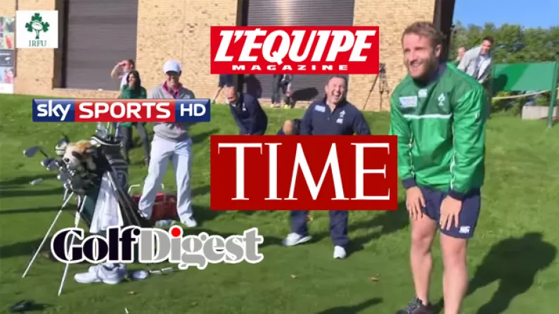 Luke Fitzgerald's Embarrassing Golf Fail Has Well And Truly Gone Global