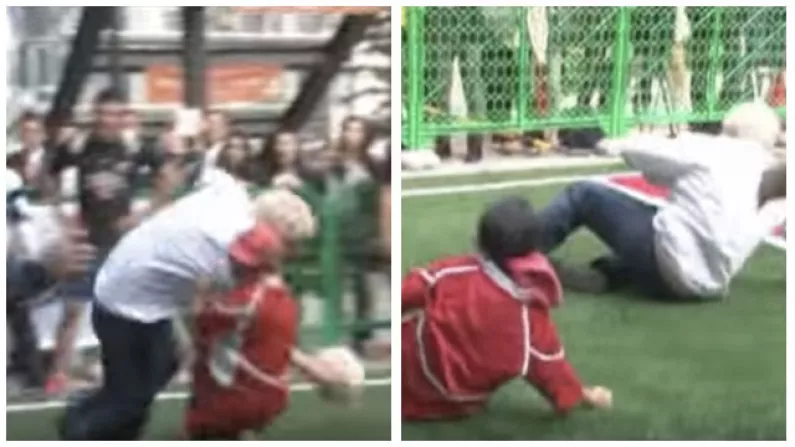 You'll Want To Watch Boris Johnson Smashing Through A 10-Year-Old Over And Over Again