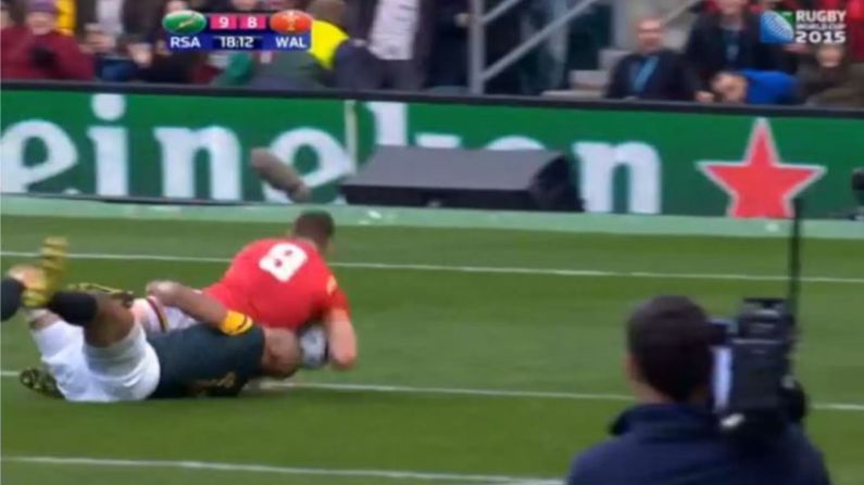 Wales Punish Slack Springbok Defending With Great Try