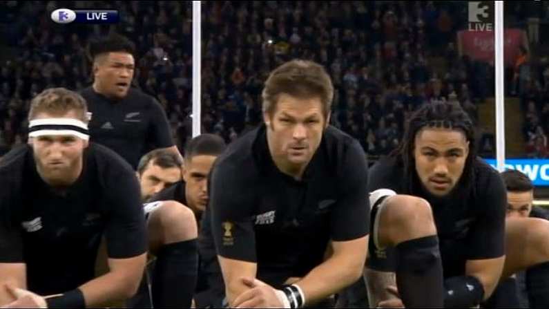 Watch: The Intense "Throat-Slitting" Haka Ahead Of World Cup Quarter Final