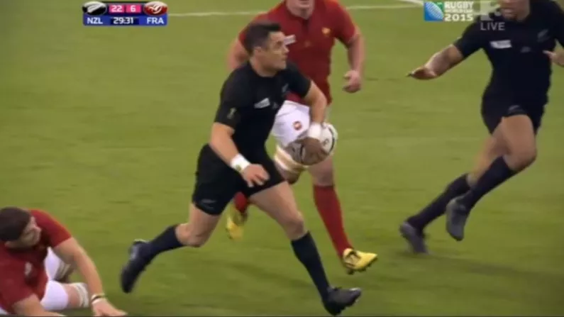 Dan Carter's Sexual Offload Emphasises The Gulf In Class