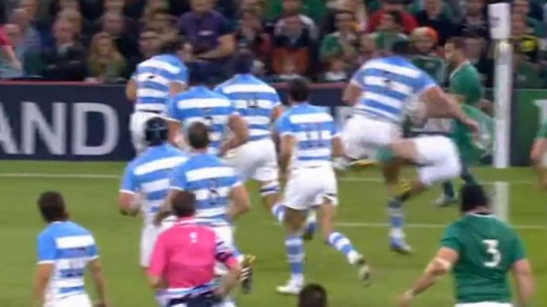 VIDEO: The Shuddering Shoulder On Keith Earls That Resulted In Sin-Binning