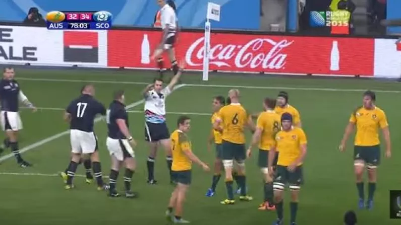 Australian Papers Claim Bottle Was Thrown At Craig Joubert As He Left Pitch