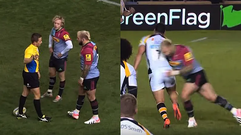 Watch: England's Joe Marler Gave A Ridiculous Justification For This Late Hit
